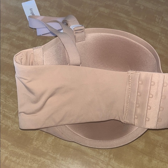 GapBody Tshirt multi wear strapped Tan Underwire Bra NWT 36D - Picture 6 of 11